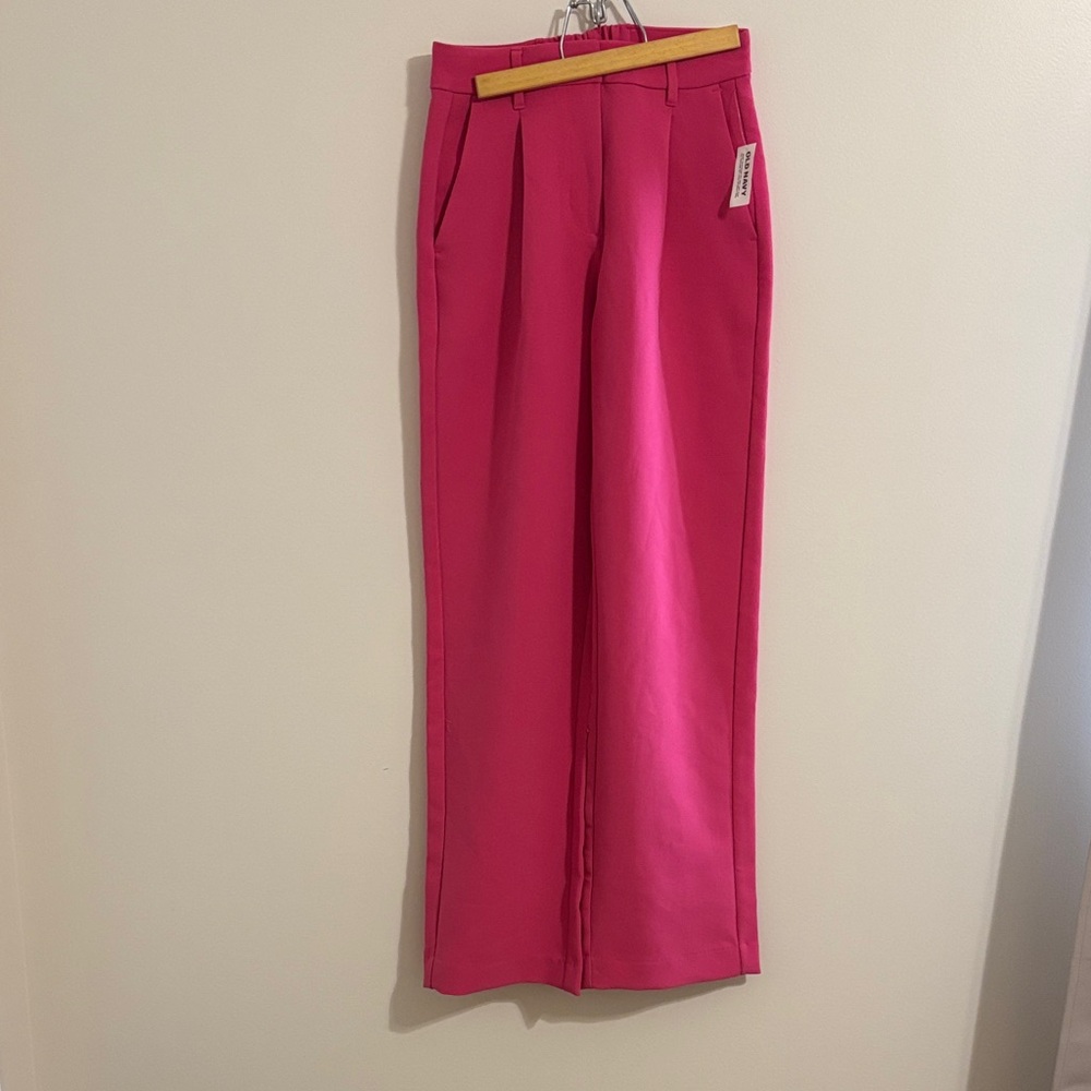 Old Navy Pink Wide Leg Pants